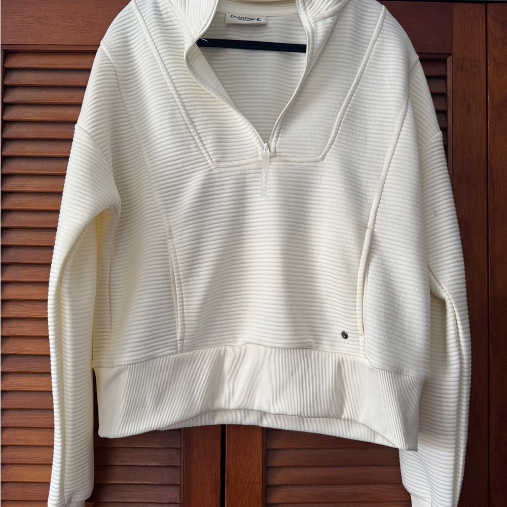 BearPaw Cream Ribbed Pullover